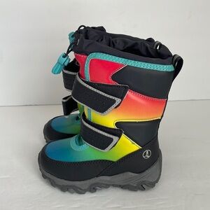 Lands’ End Toddler Boys Waterproof Snow/Winter Boots Multicolored 8M